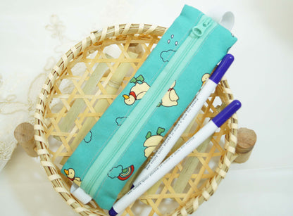 Clonk Duck Pencil Case with Elastic Strap for Journal or Planner