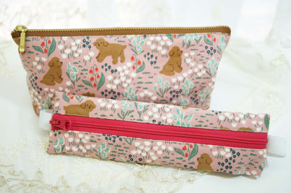 Pudding Pencil Case with Elastic Strap for Journal or Planner