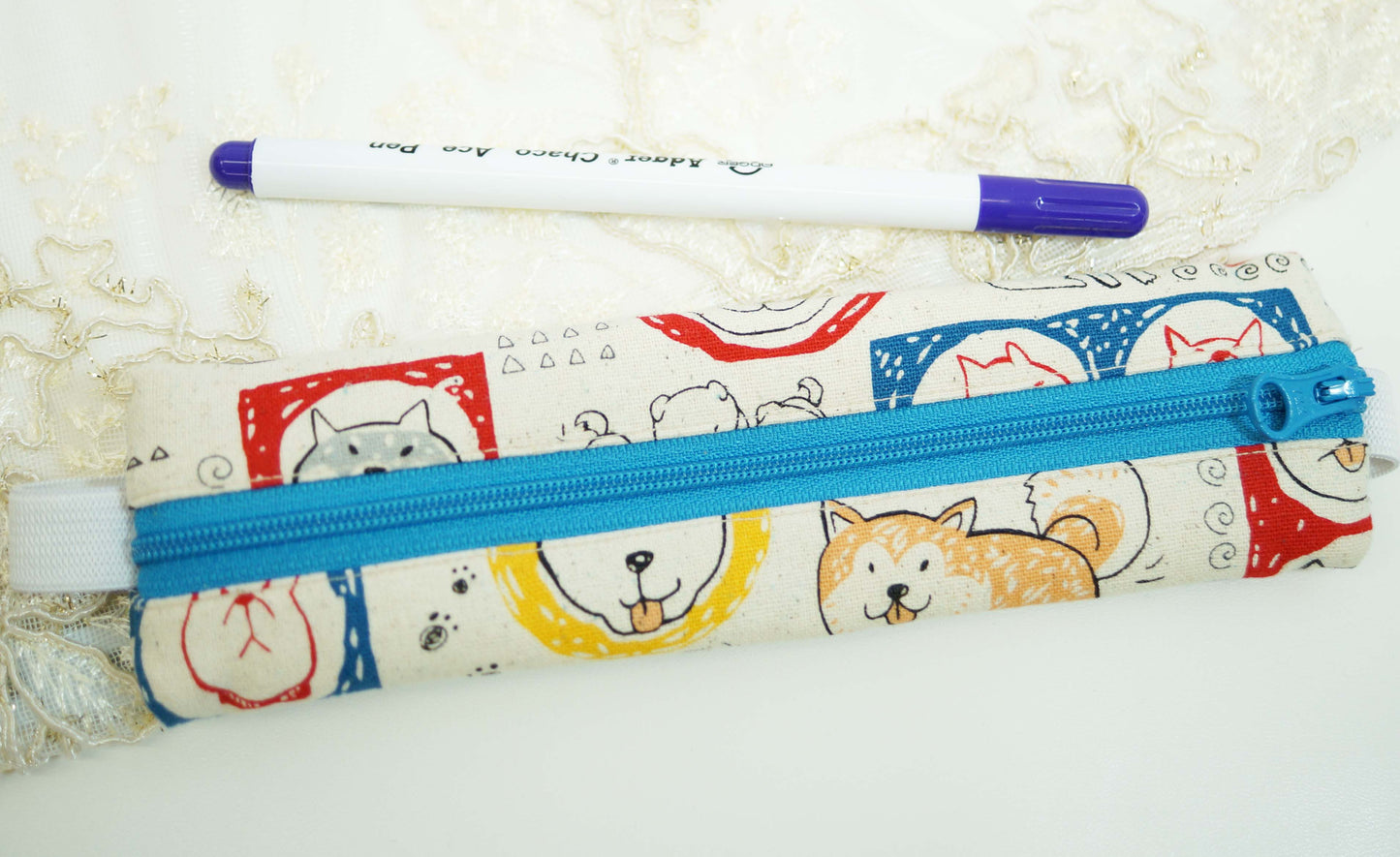 Puppy Case with Elastic Strap for Journal or Planner