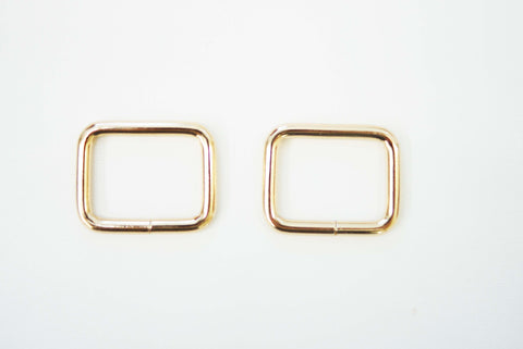 35mm-wide Metal Square Ring