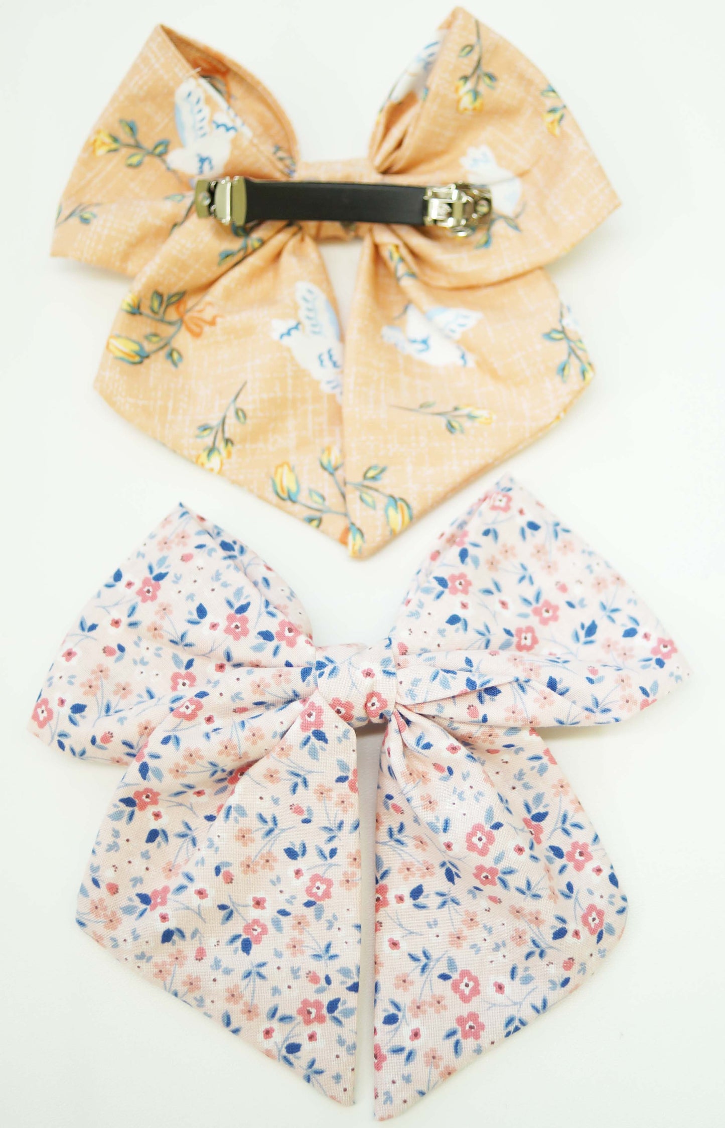 Peace Dove Print Fabric Bow