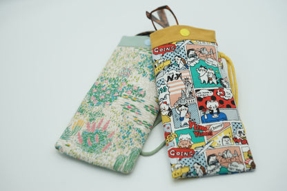 Giverny Fabric Glasses Case