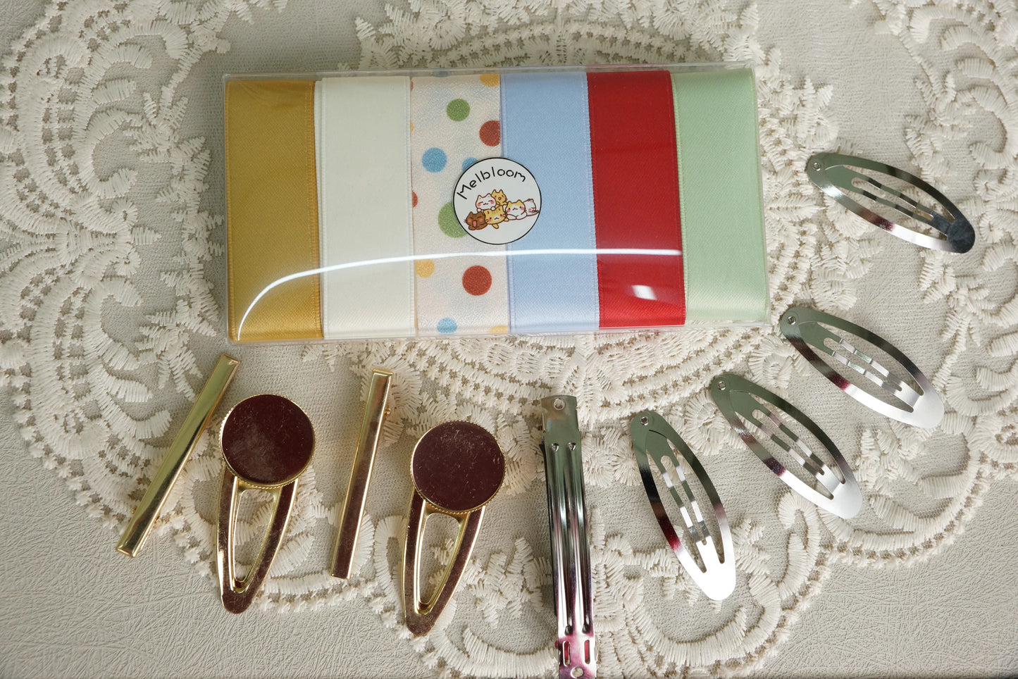 Rainbow Hair Bow Making Kit