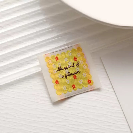 Scent of Flower Woven Labels