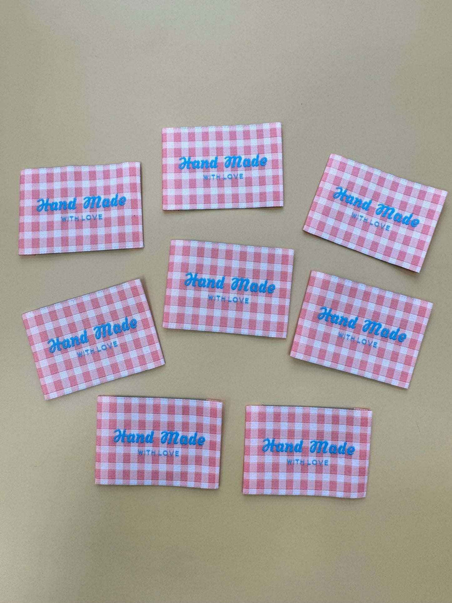 Check Handmade Woven Labels