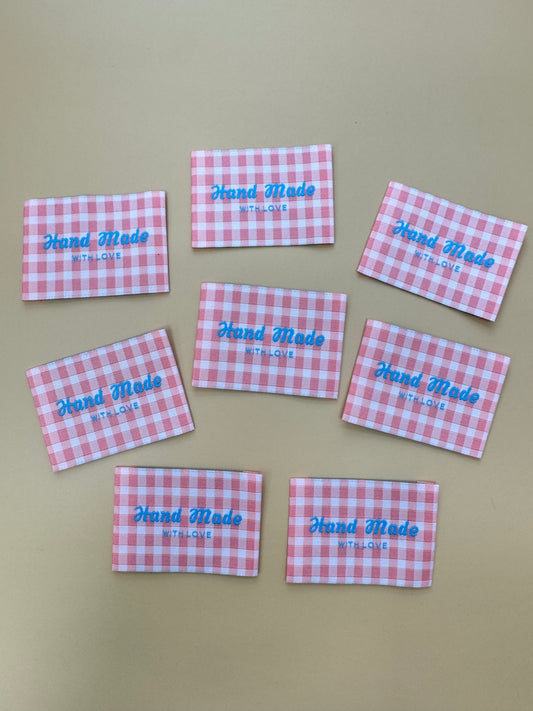 Check Handmade Woven Labels