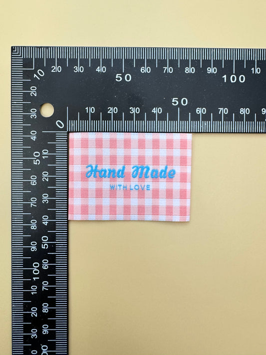 Check Handmade Woven Labels