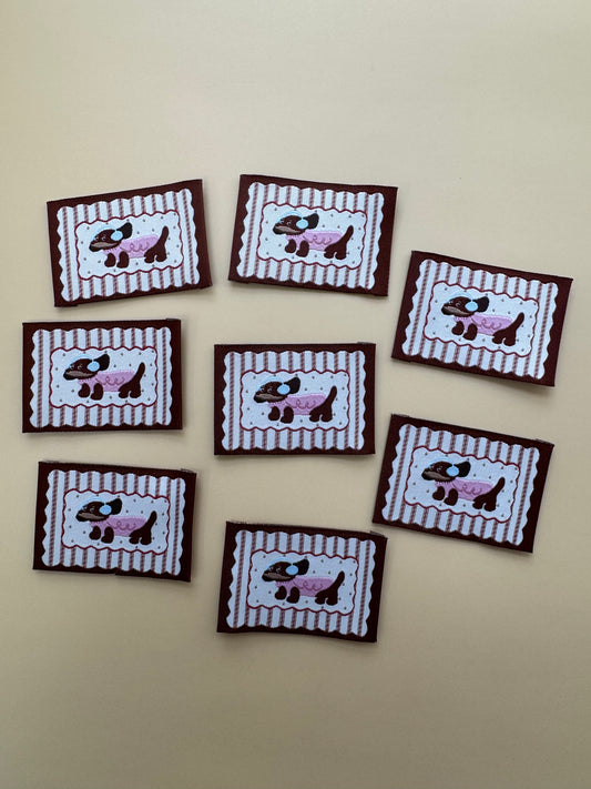 Puppy Woven Labels