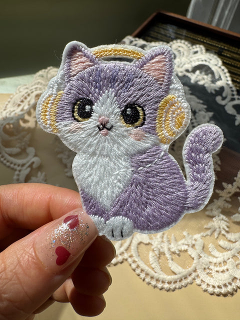 Cat with Headphones Patch