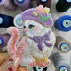 Cat in Purple Hat Patch