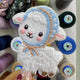 Sheep in Blue Scarf Patch