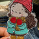 Girl in Winter Patch