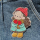 Girl in Winter Patch
