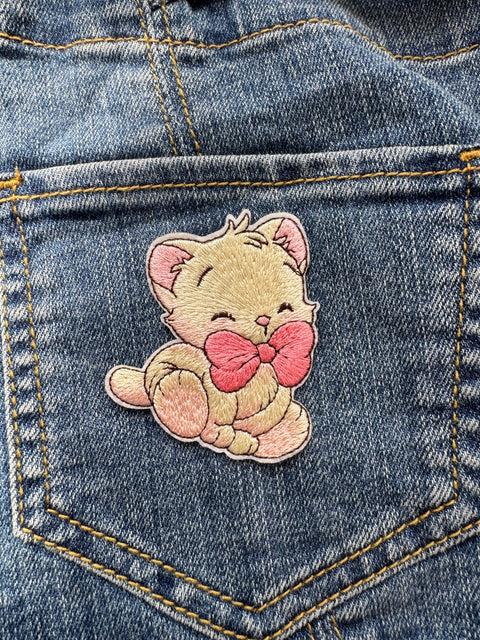Cat with Bow Patch