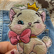Cat with Bow and Crown Patch