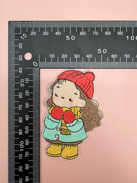 Girl in Winter Patch