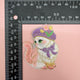 Cat in Purple Hat Patch