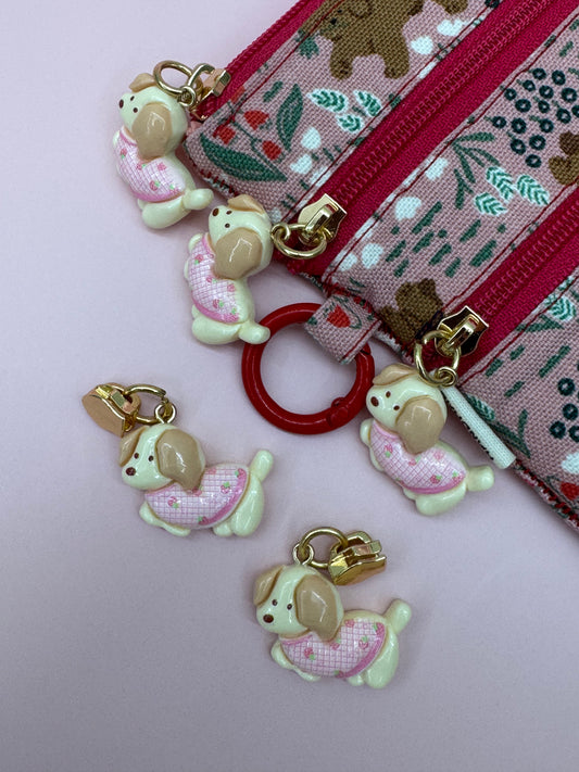 Puppy Zipper Pulls