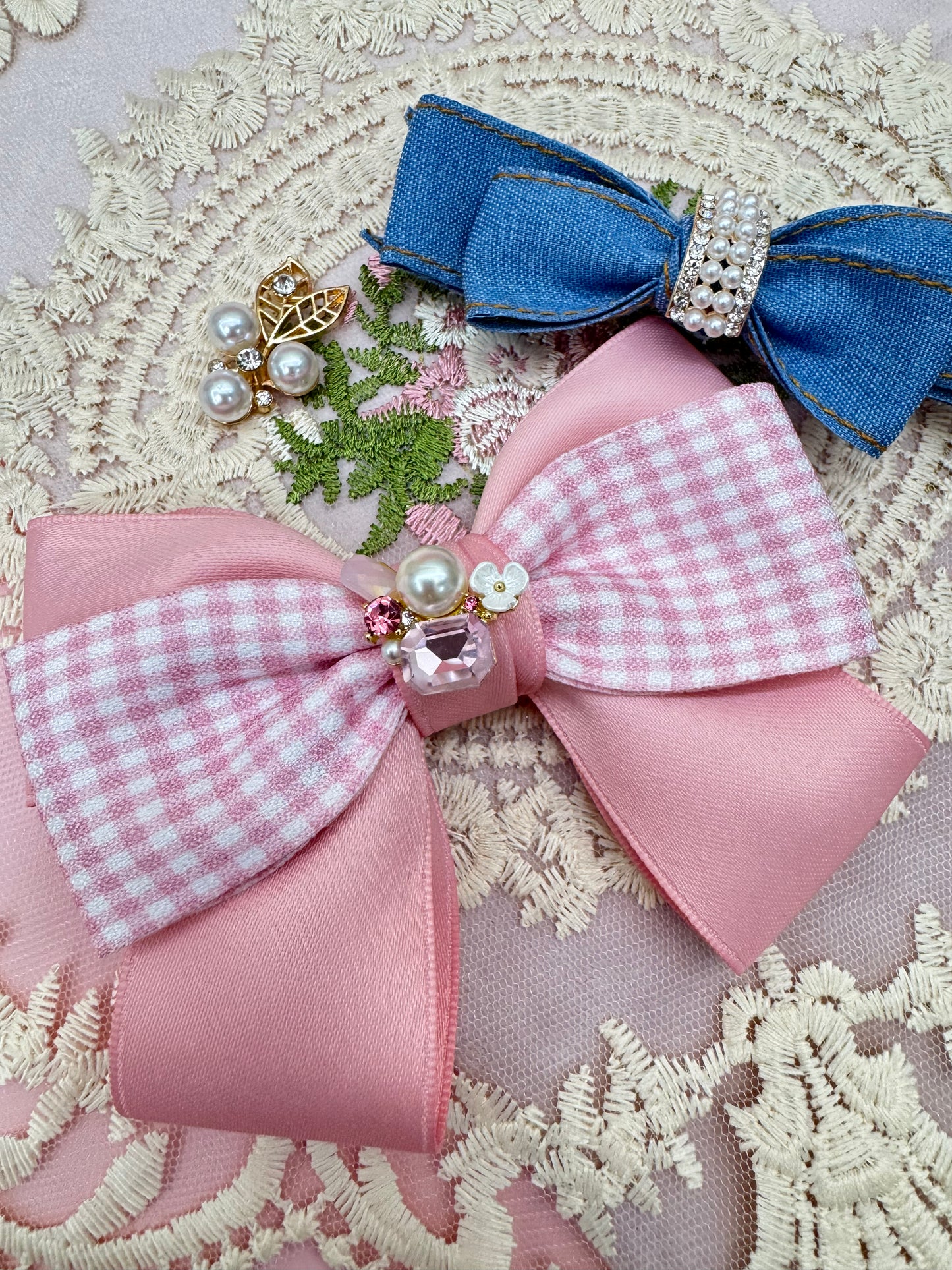 Pearl Rhinestone Embellishments