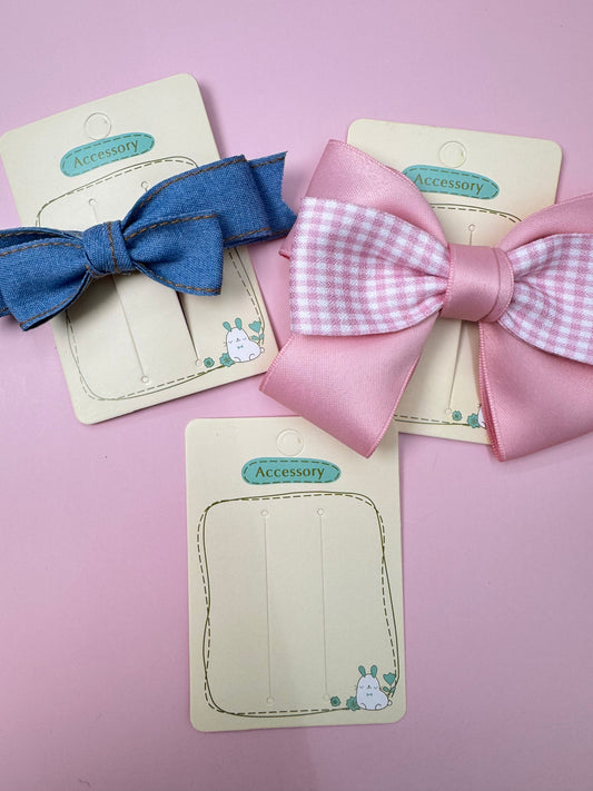 Kraft Paper Hair Clip Display Cards