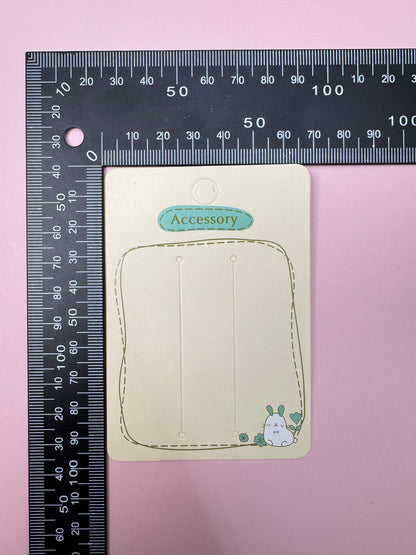 Kraft Paper Hair Clip Display Cards