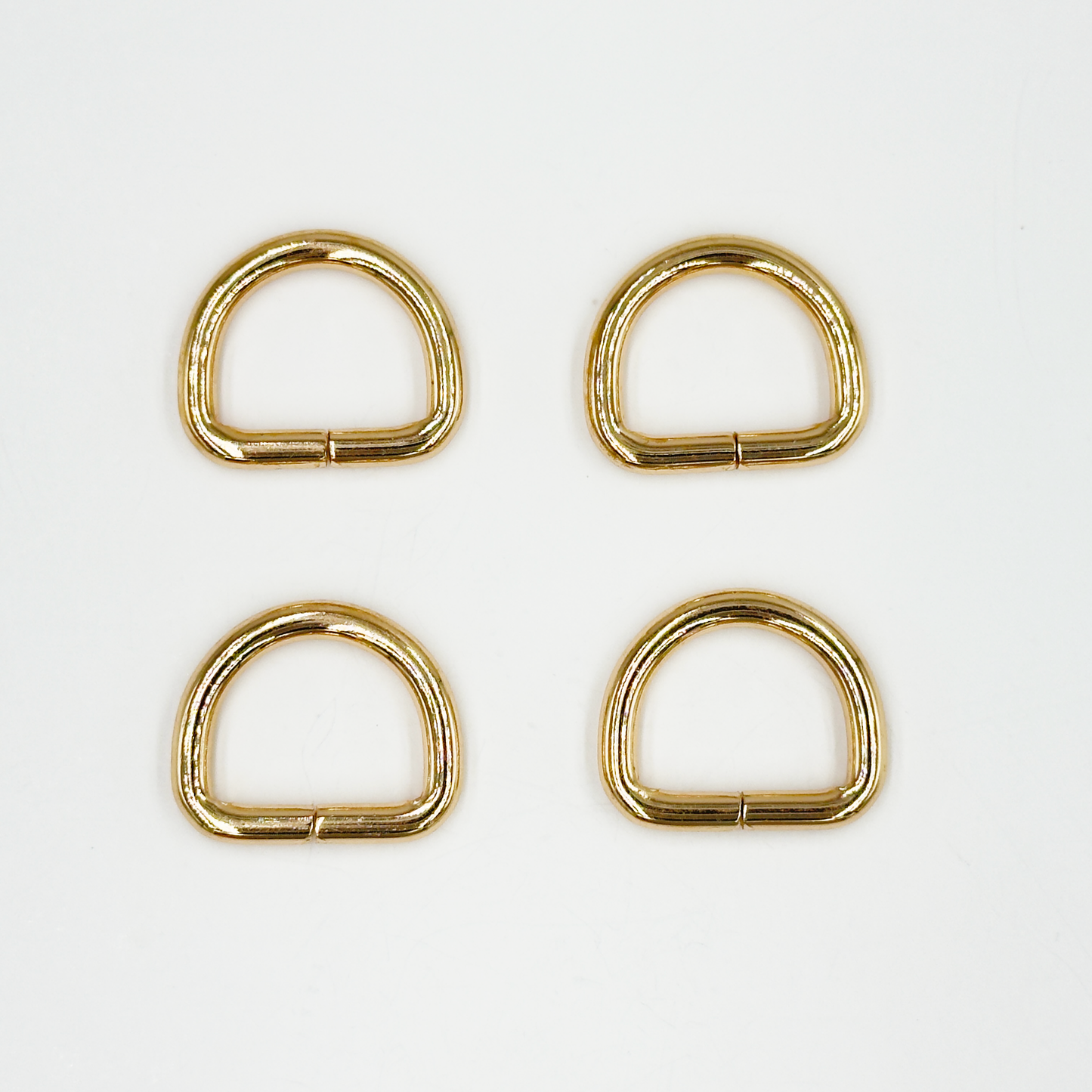 3/4'' Gold D-ring l 4 PCS