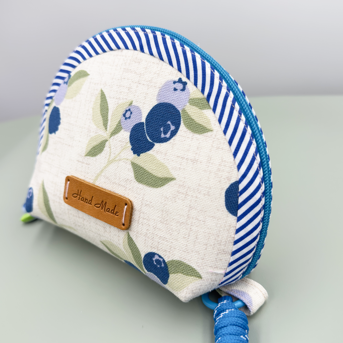 4cm Blue and White Stripes Polyester Cotton Bias Tape