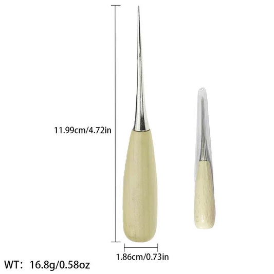Alloy Steel Wood Handle Craft Awl