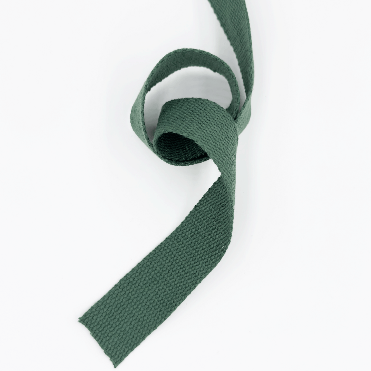 1.3''/32mm Wide Cotton Webbing | Forest - 3yard