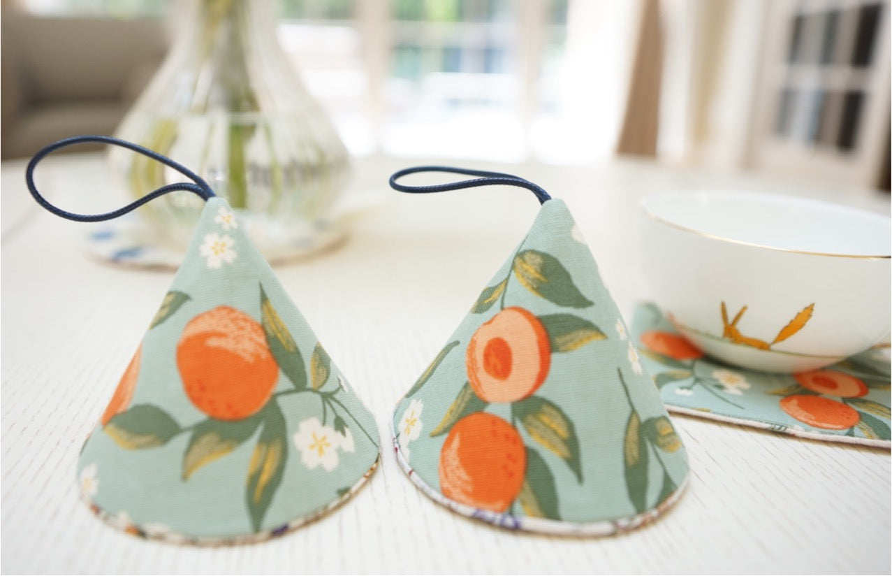 Japanese style cone shaped pot holders