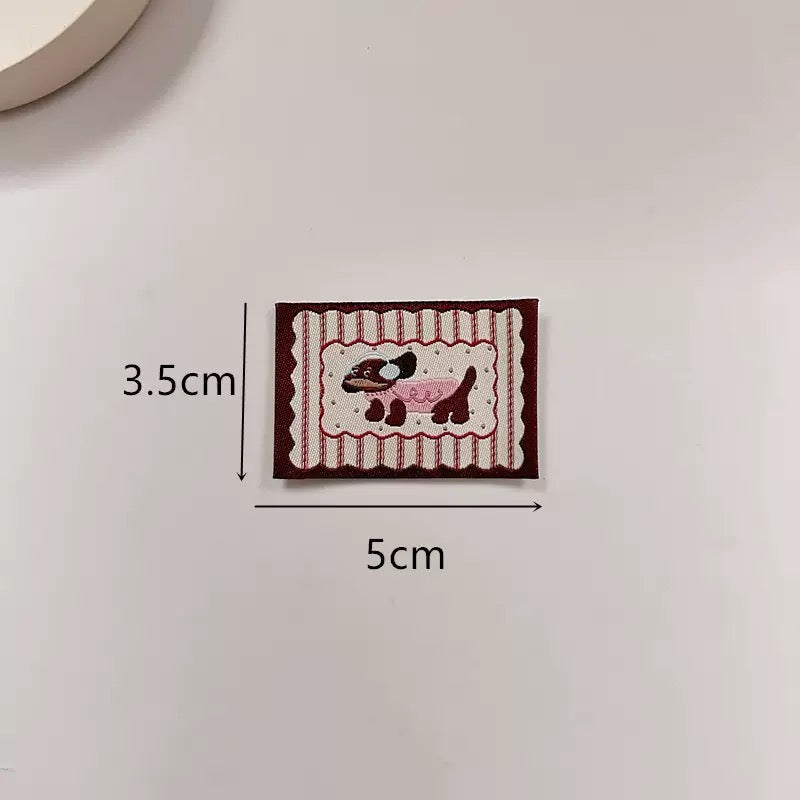 Puppy Woven Labels