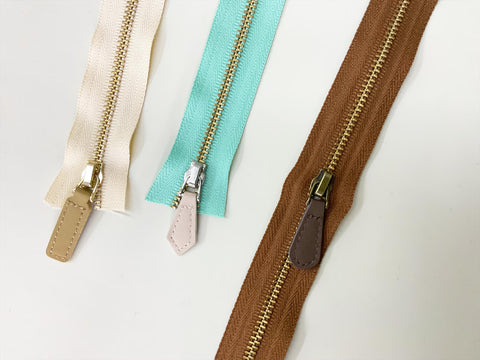 YKK #3 Brass Metal Continuous Zipper, By The Yard