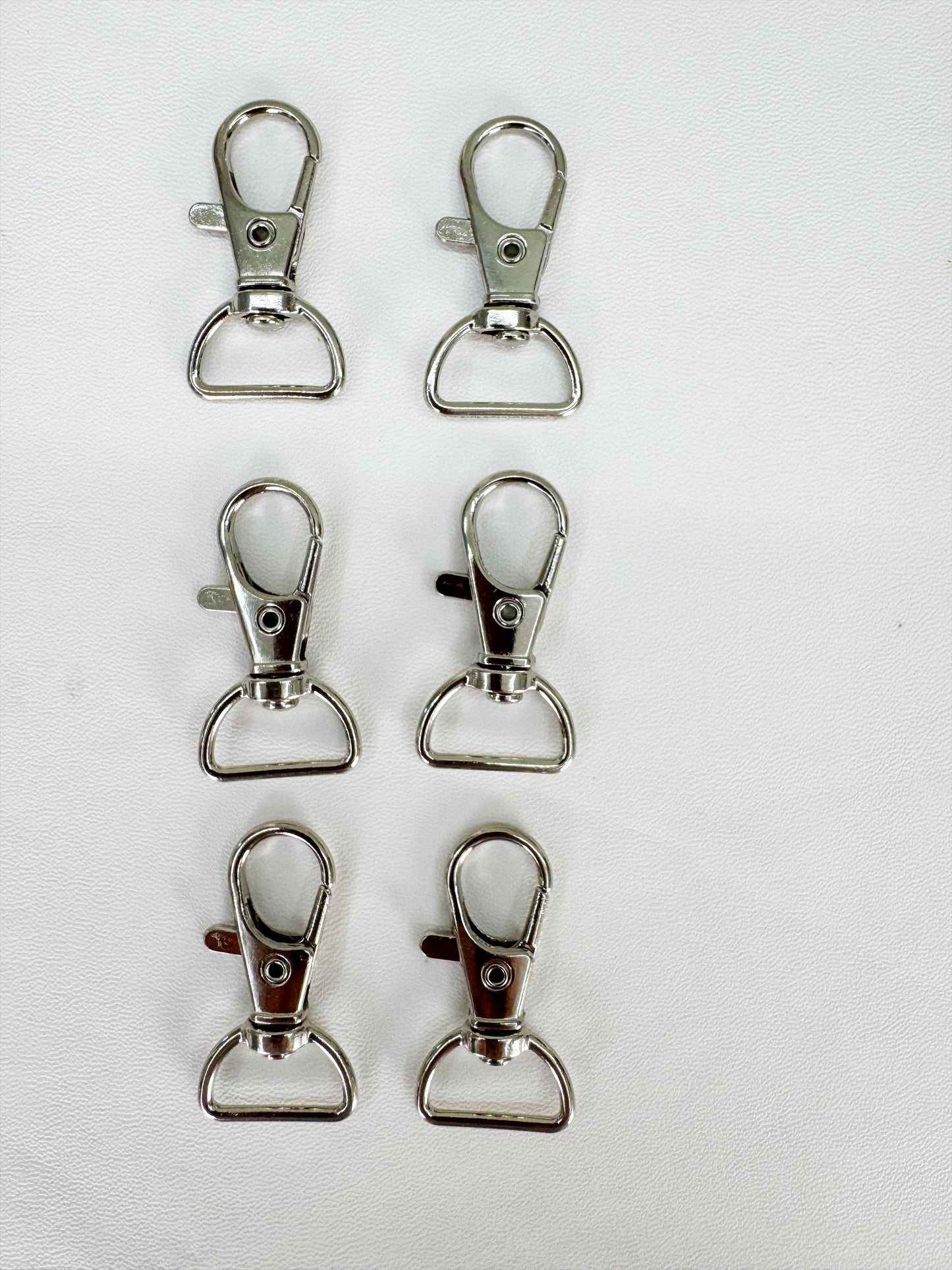 Swivel Lobster Clasp with D Ring l 6PCS