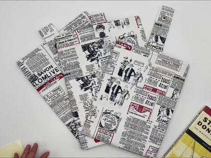 Newspaper Book Sleeve