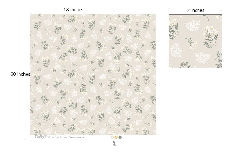 100% Cotton Oxford Lace Flower 60" Wide