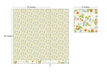 100% Cotton 20C Strawberry 42" Wide