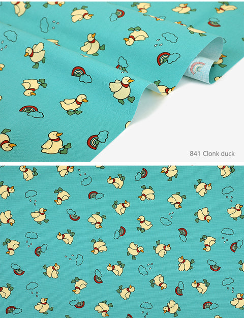 1/2 yard 100% Cotton Oxford Clonk Duck 60" Wide